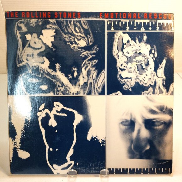 The Rolling Stones ~ Emotional Rescue (Vinyl LP, 1980) missing poster - Picture 1 of 4